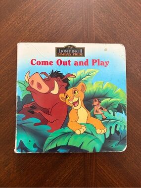Lion King 2 simba’s pride board book come out and play